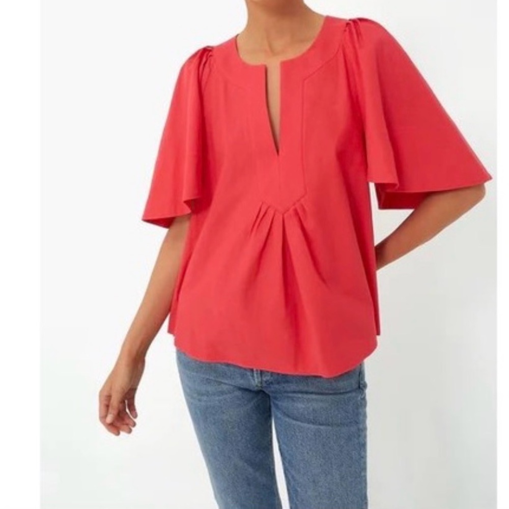 Pomander Place Red Blouse